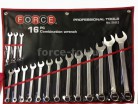 Набор ключей комбинированных F-51612 "FORCE" - Интернет-магазин инструмента в Екатеринбурге